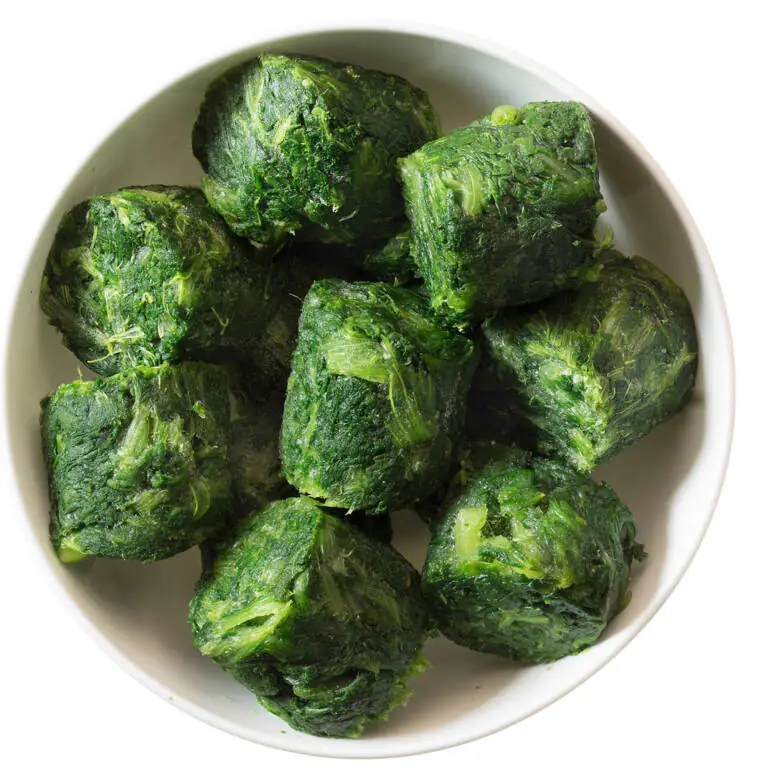 FROZEN SPINACH 1kg (delivered chilled)